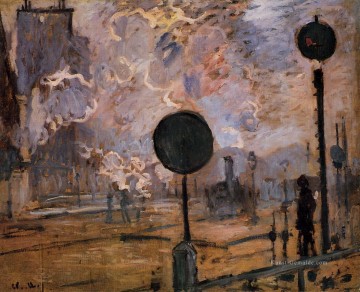  monet - Außen von Saint Lazare Station auch bekannt als das Signal Claude Monet